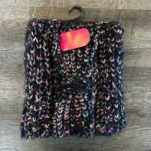 Betsey Johnson infinity scarf and headband
